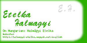 etelka halmagyi business card